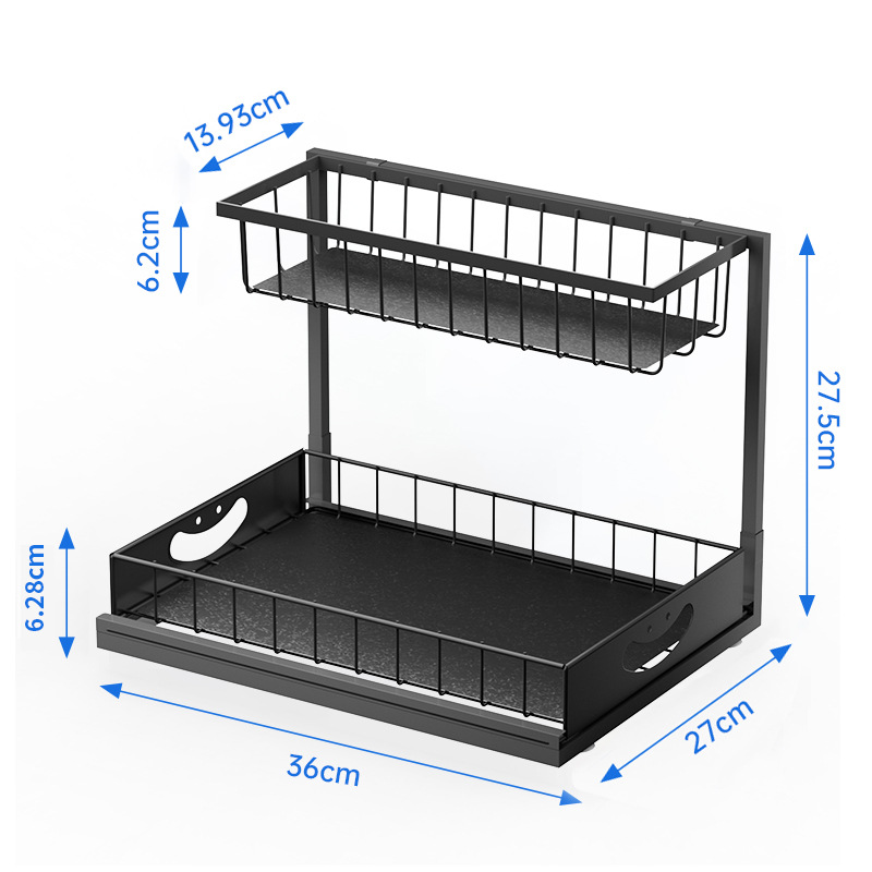 HL-028BL Kitchen Organizer Rack