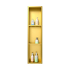 stainless steel wall niche 8⧹＂× 36⧹＂ Gold_4