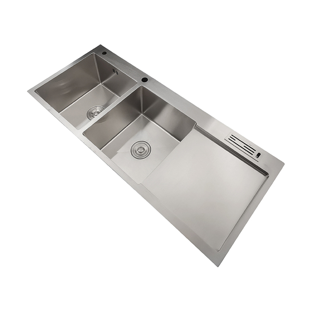 Double Bowl with Drainboard