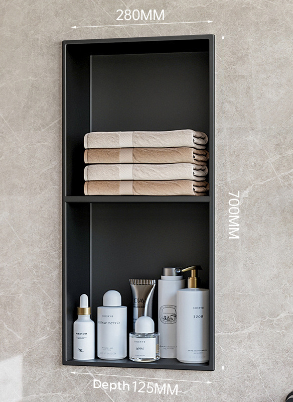 stainless steel wall niche NC002-BL (1)