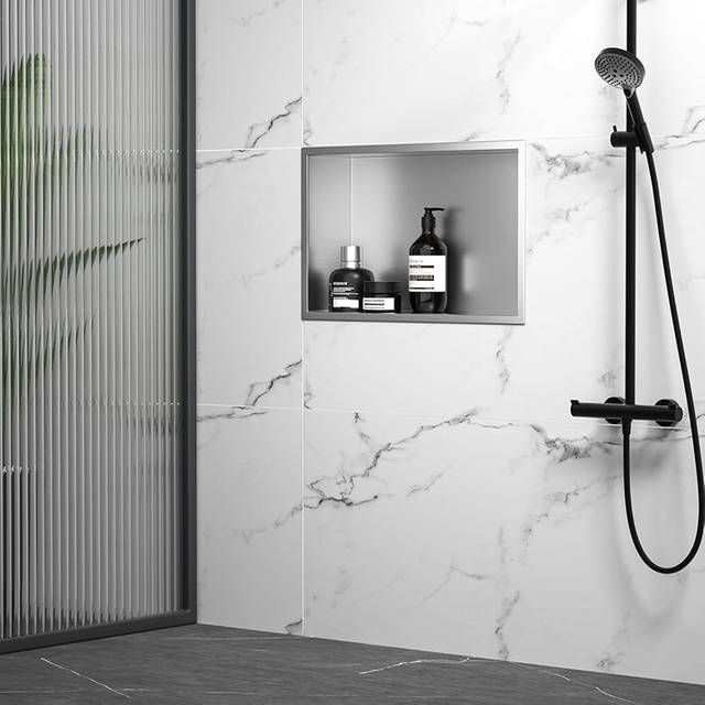 Stainless Steel Wall Niche18⧹＂ × 12⧹＂ Brushed
