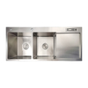 Double Bowl with Drainboard