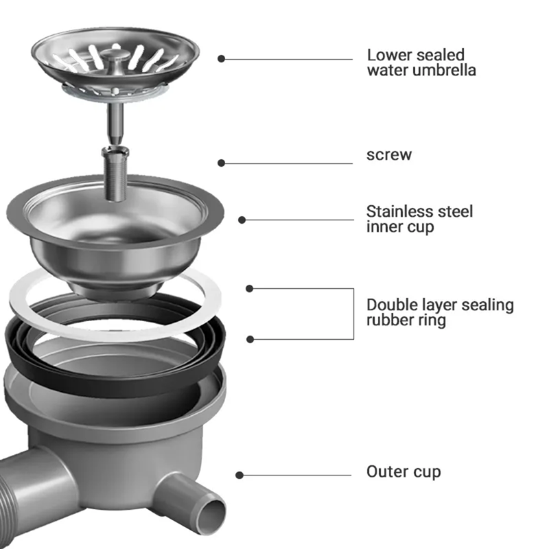Single Drain Syphon