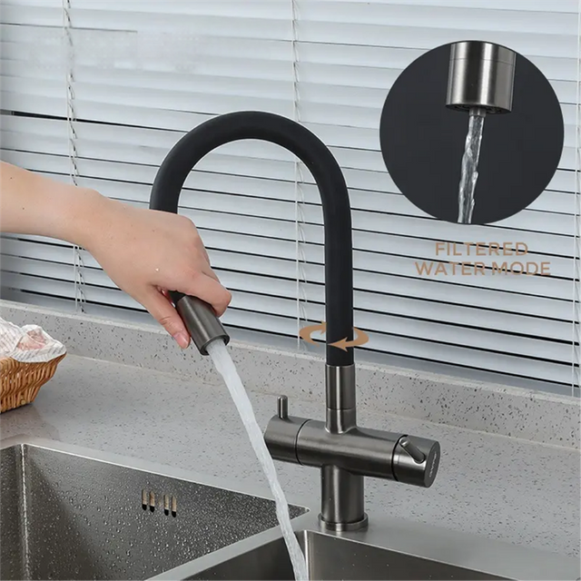 Silicone Hose Faucet with Purified Water