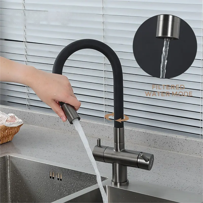 Silicone Hose Faucet with Purified Water