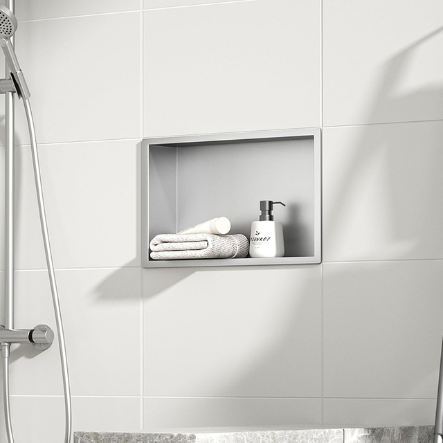 Stainless Steel Wall Niche18⧹＂ × 12⧹＂ Brushed