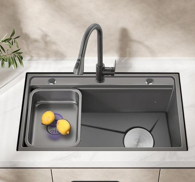 pressed sink grey