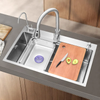 Drop in Big Bowl Kitchen Sink with Workstation