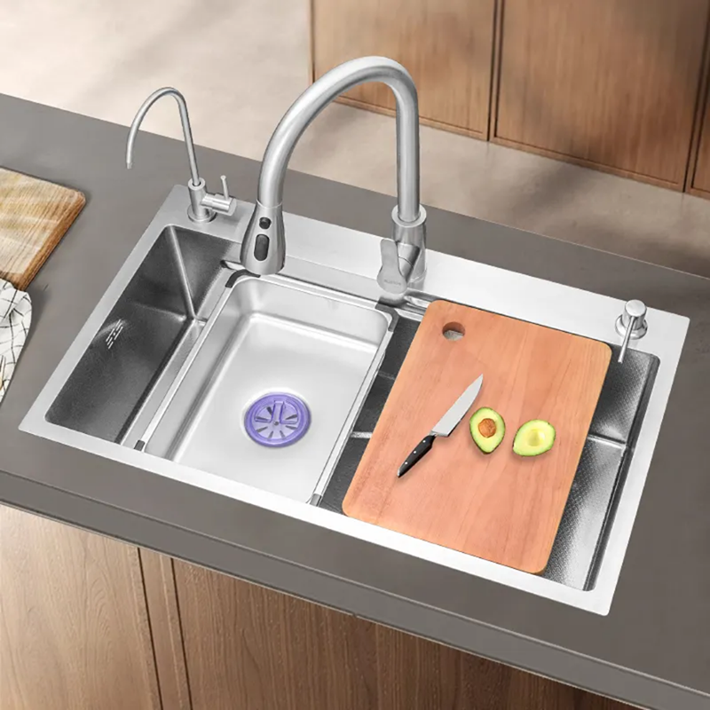 Drop in Big Bowl Kitchen Sink with Workstation