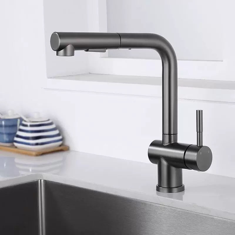 Pull Out 360° Swivel Spout Kitchen Faucet