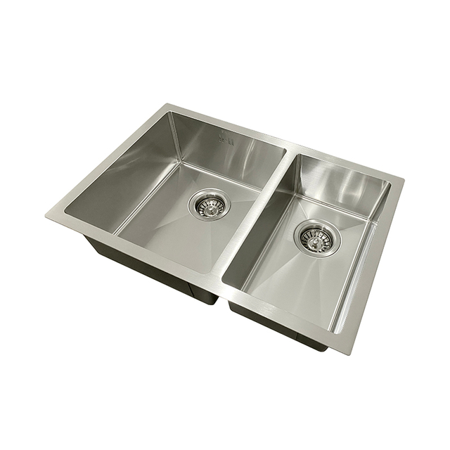 6544BR under Mount Double Bowl
