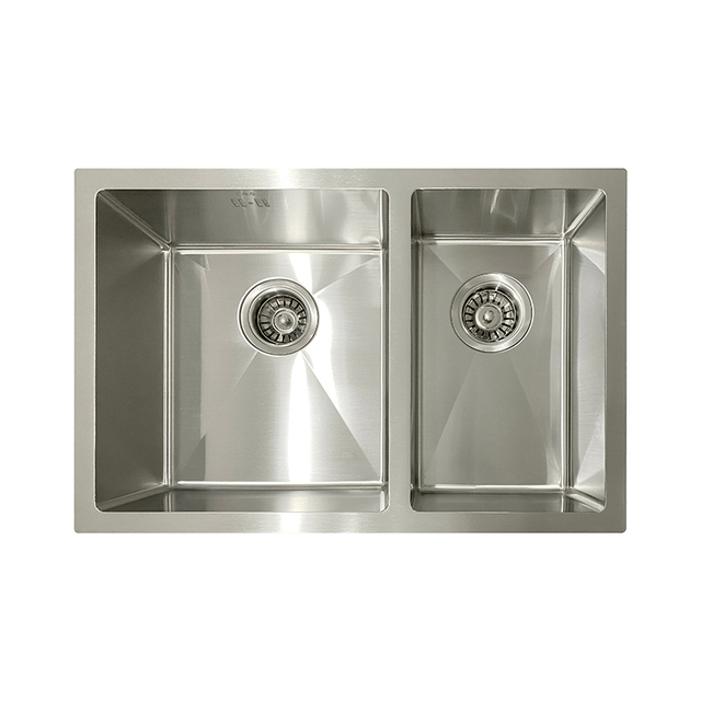 6544BR under Mount Double Bowl